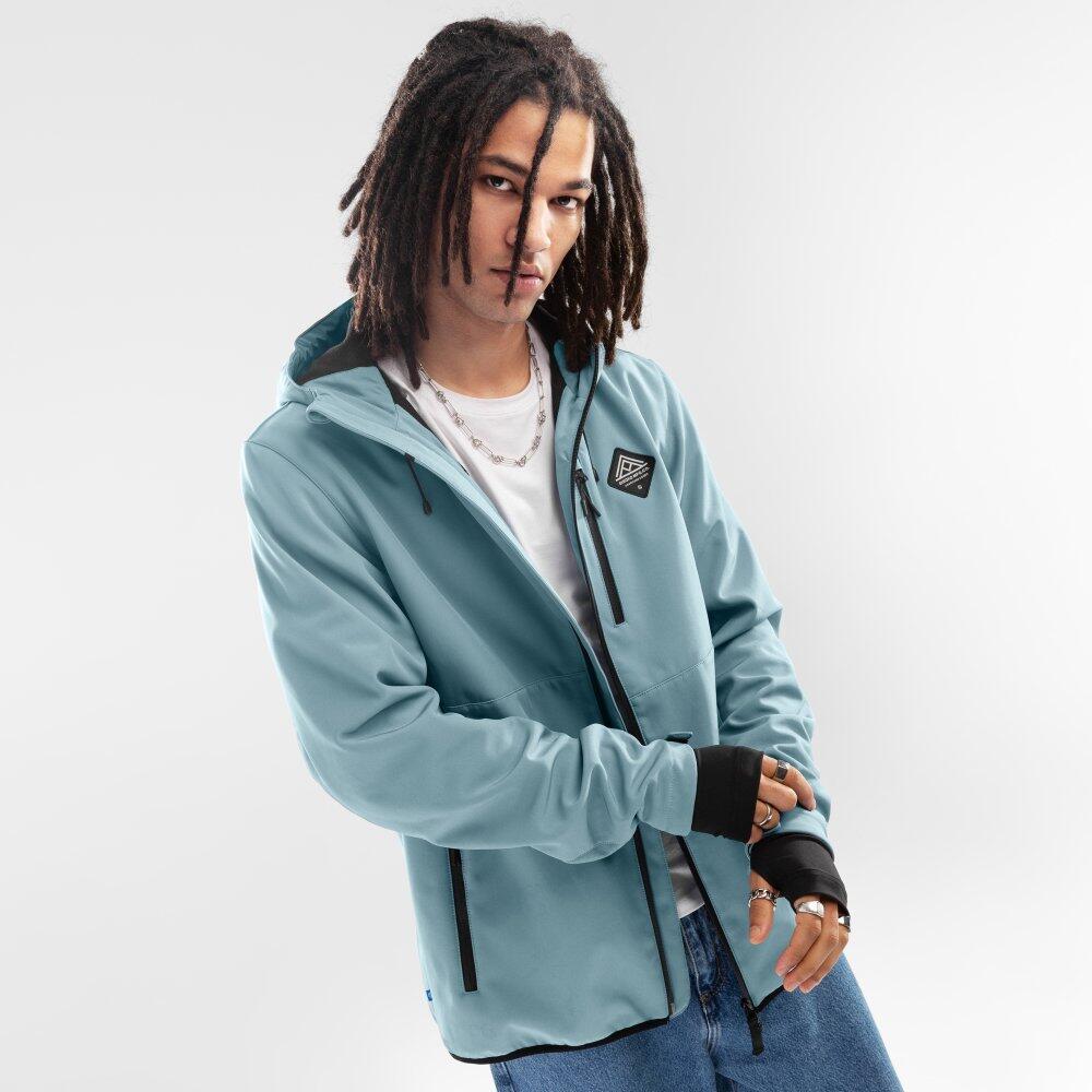 Giacca softshell W2 Beluga LF Uomo Blu Acciaio 3 strati impermeabile 10K 2/7