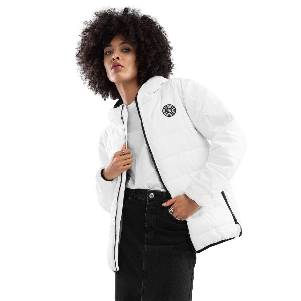 SIROKO Casaco acolchoado resistente à água mulher Lifestyle Natur-W Branco