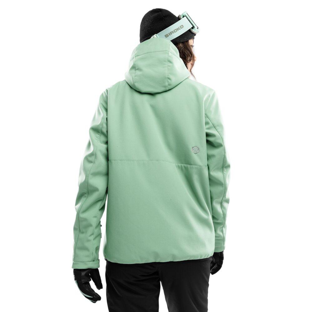 Damska kurtka snowboardowa Sporty zimowe Siroko W2-W Emerald