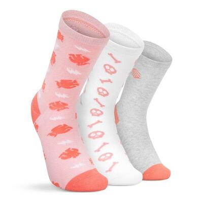 Kinderen lifestyle sportsokken 3-pack voor zap multicolor