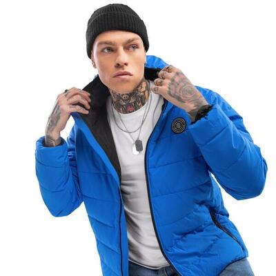Chaqueta acolchada resistente al agua hombre lifestyle Globe Azul