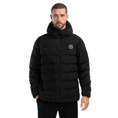 Giacca imbottita resistente all'acqua uomo Lifestyle Shelter Nero