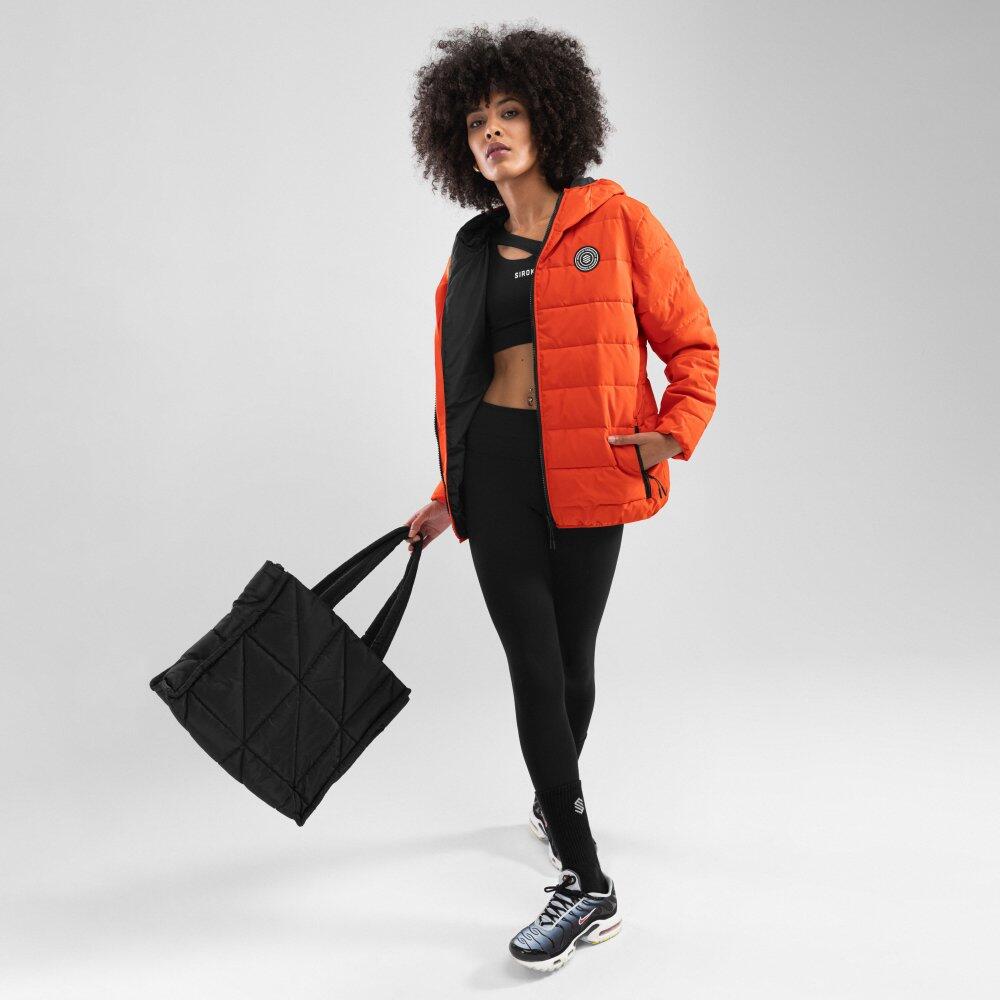 Dames Lifestyle waterbestendig puffer jack Fire-W Levendig Oranje 4/7