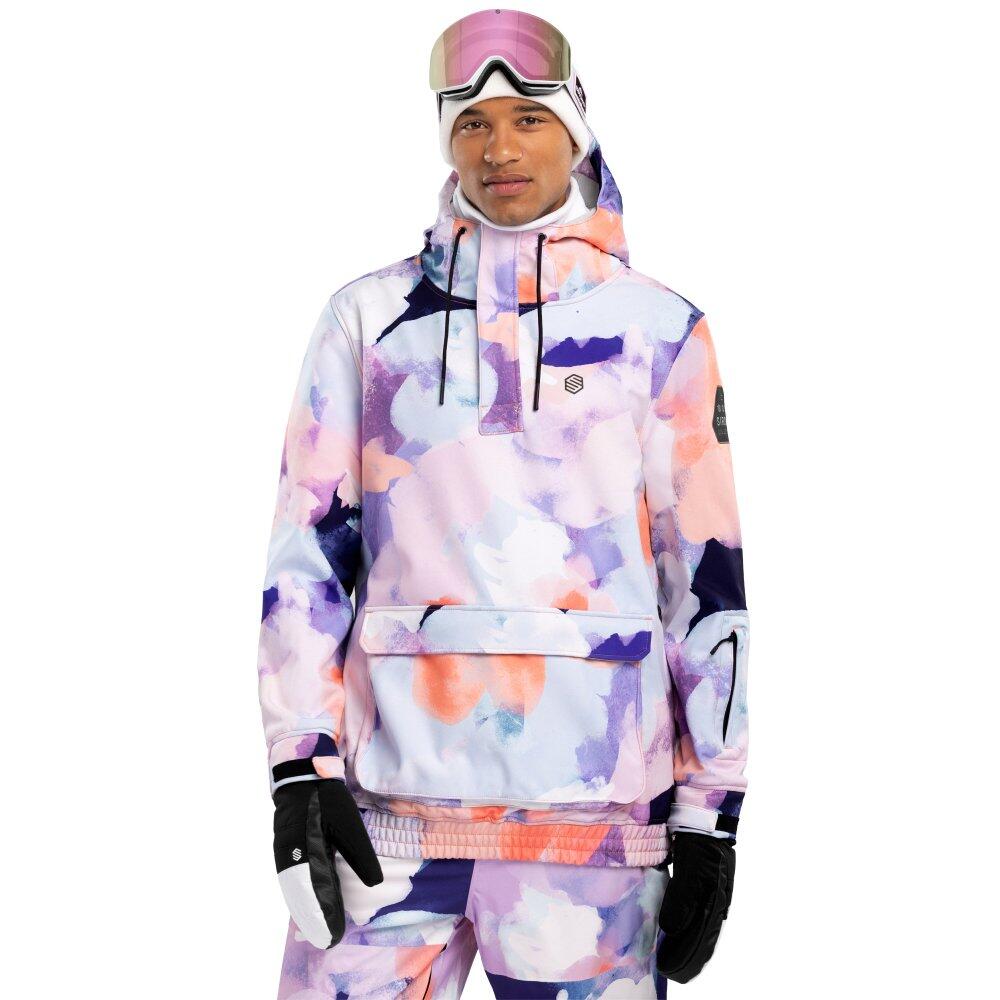 Casaco de snowboard para homem desportos de inverno w3 halo multicor