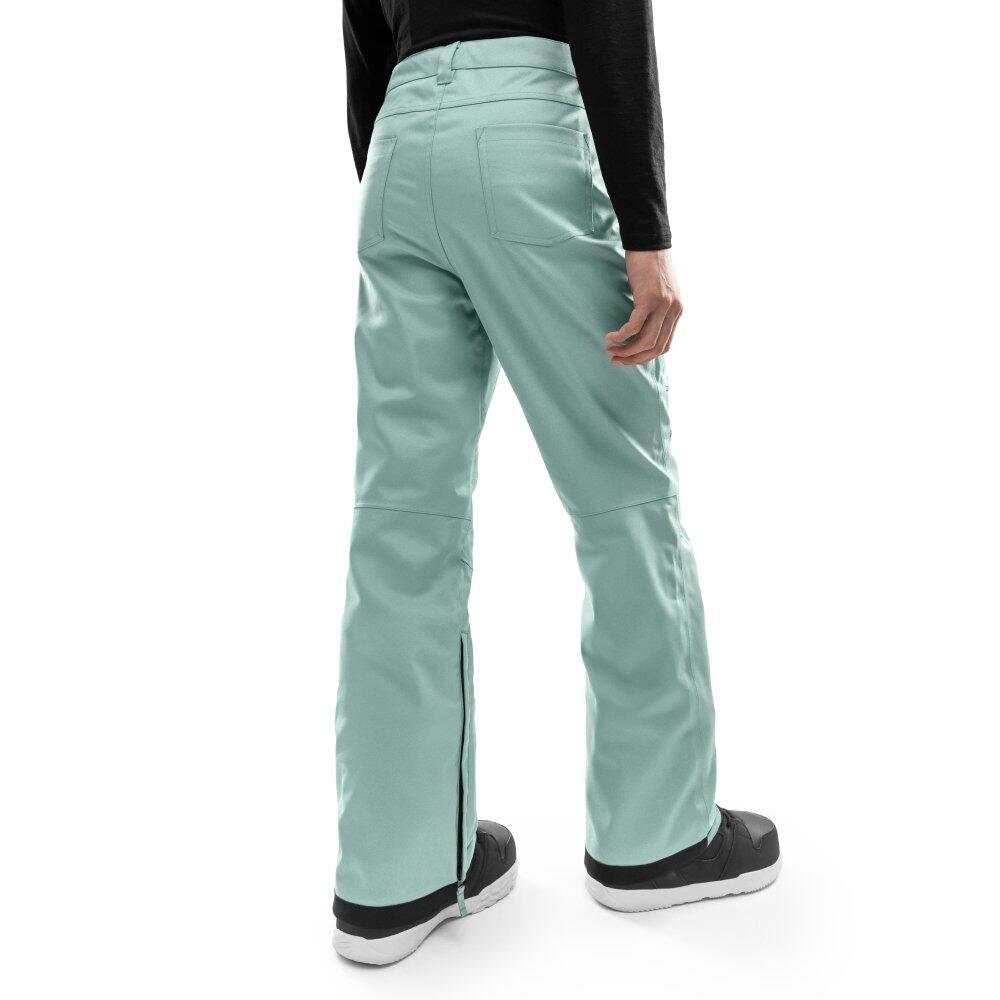 Pantaloni da snowboard hardshell uomo Sport invernali P2 Auburn Verde 2/7