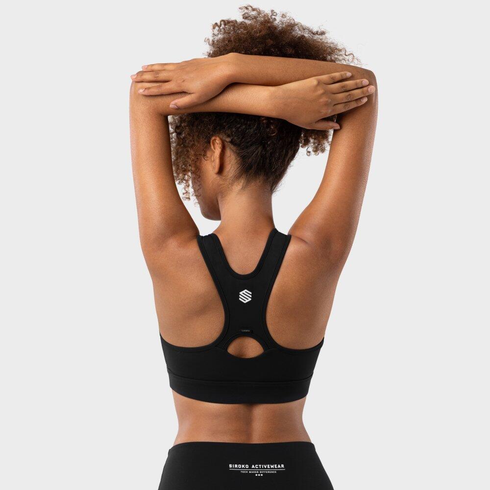 Reggiseno sportivo Fitness Donna Fuel Nero 3/7