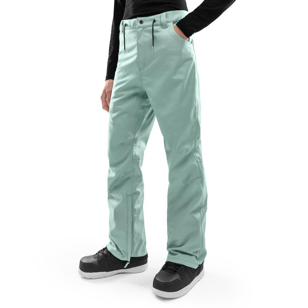 Men Winter sports hardshell snowboard pants P2 Auburn Green
