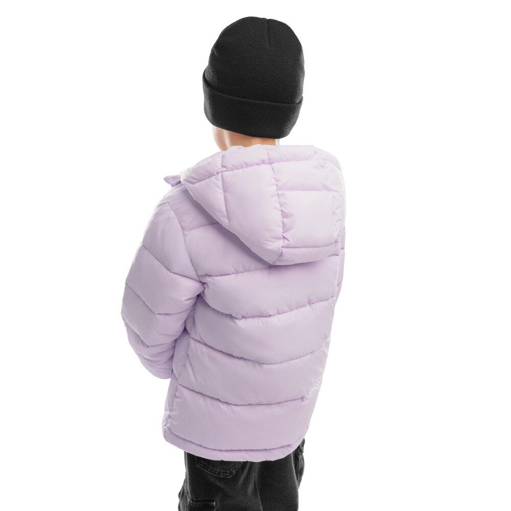 Piumino bambino Sorona® Aura Viola con cappuccio regolabile 180 g/m² 2/7