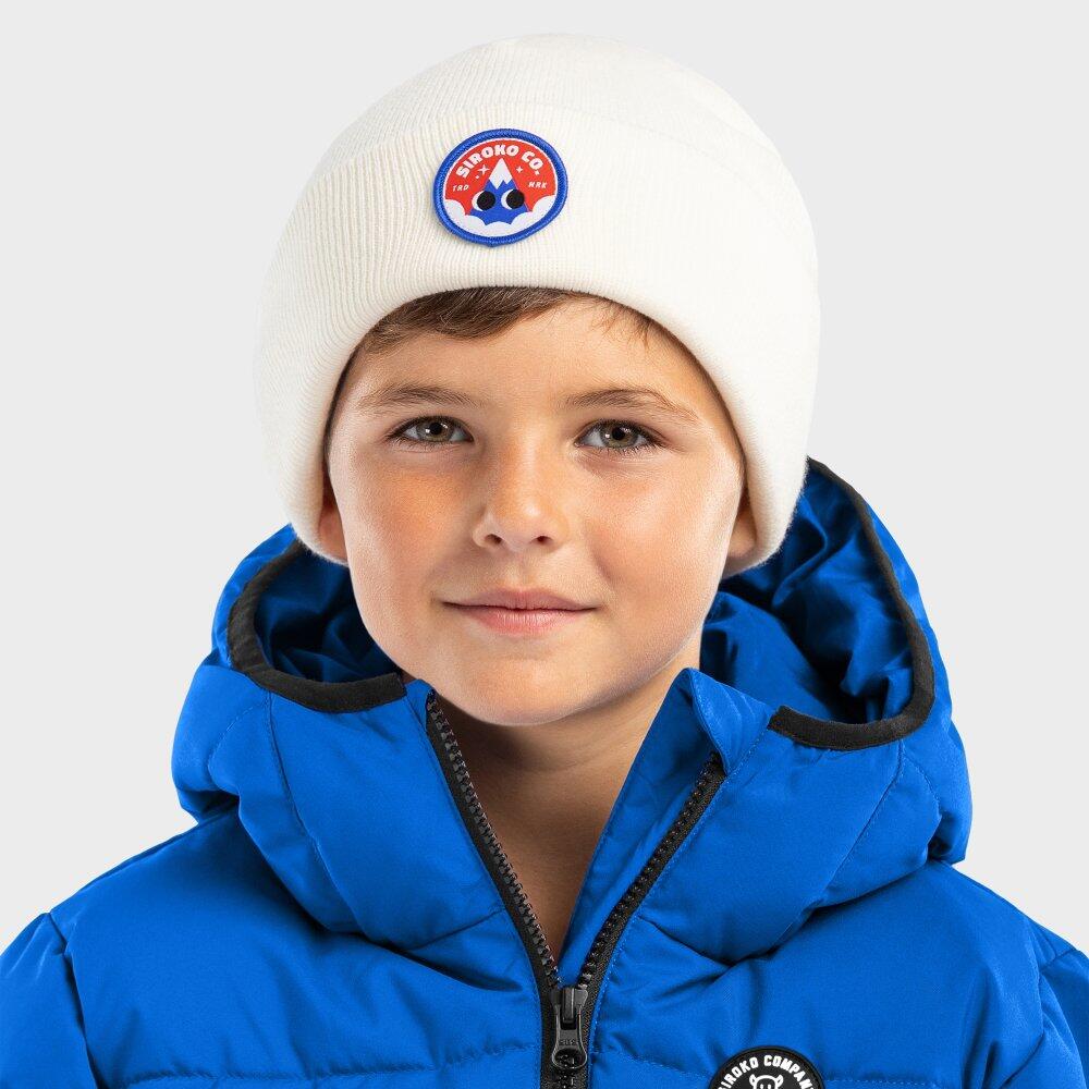 Kinder Wintersport wintermütze für Yeti Weiß 2/5