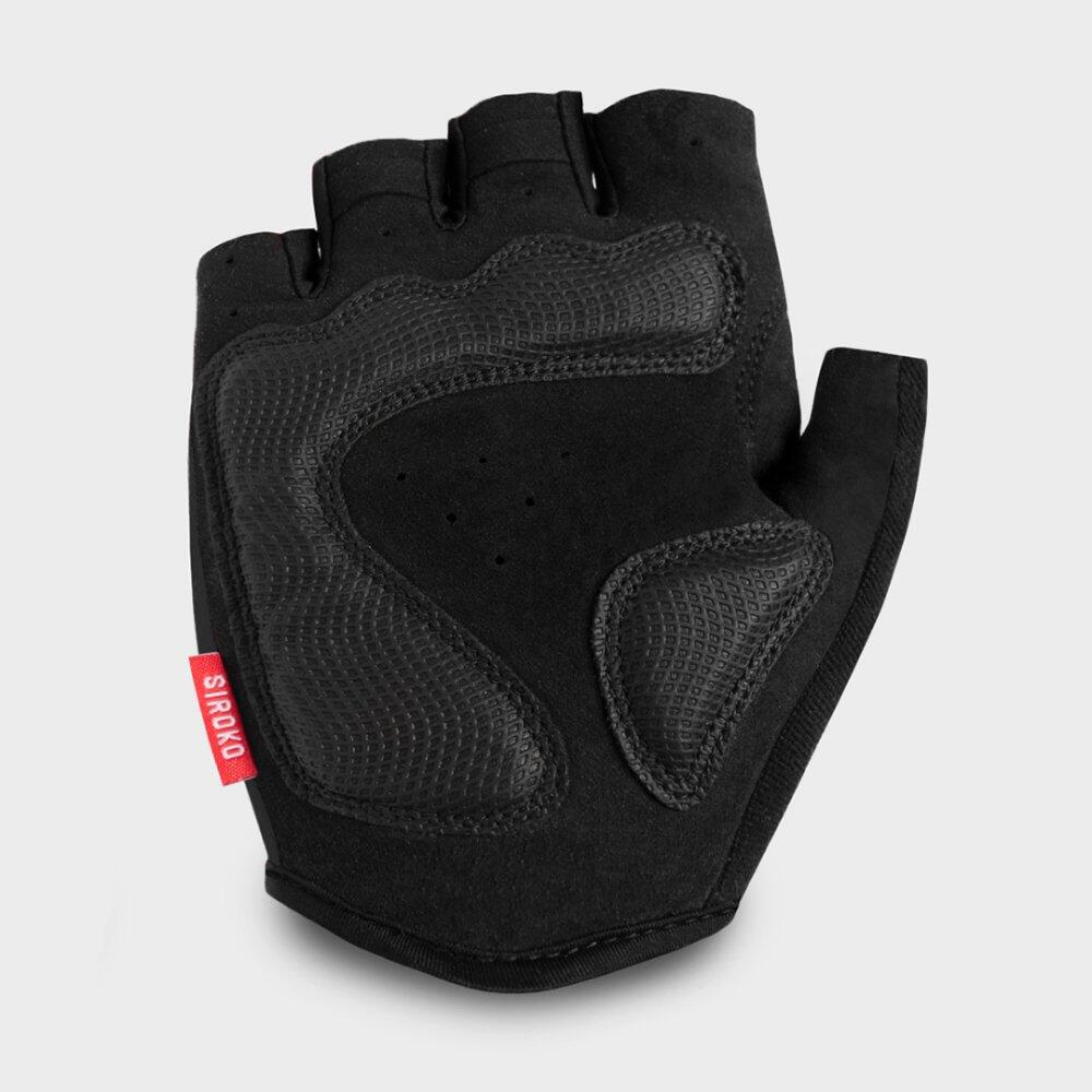 Guanti da ciclismo Uomo e donna Aero Black Nero 4/7