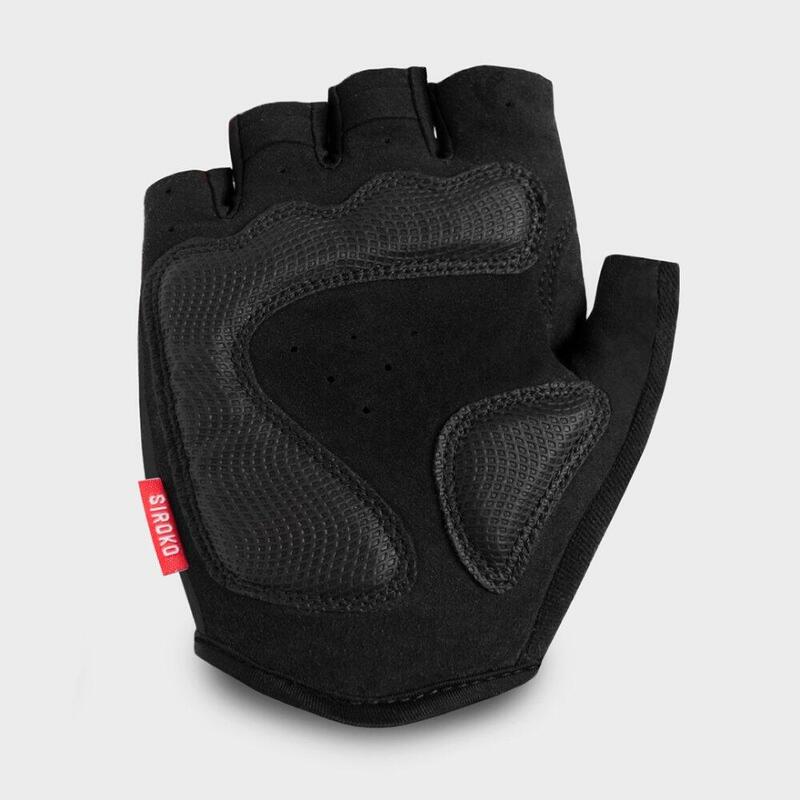 Cyklistické rukavice Aero Black Černá
