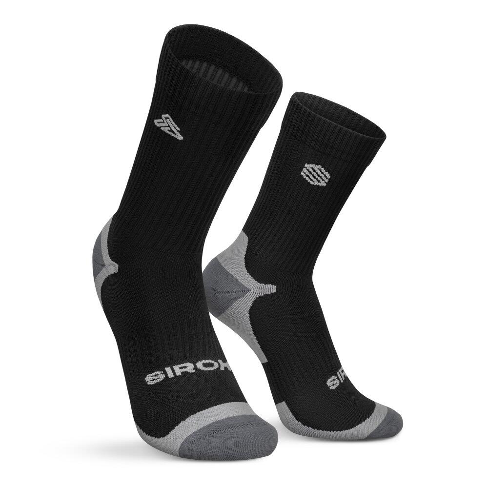 Siroko - Chaussettes Randonnée Mi-mollet Homme Et Femme Druk Noir - Chaussettes De Compression - Noir - 42 M/l - Decathlon