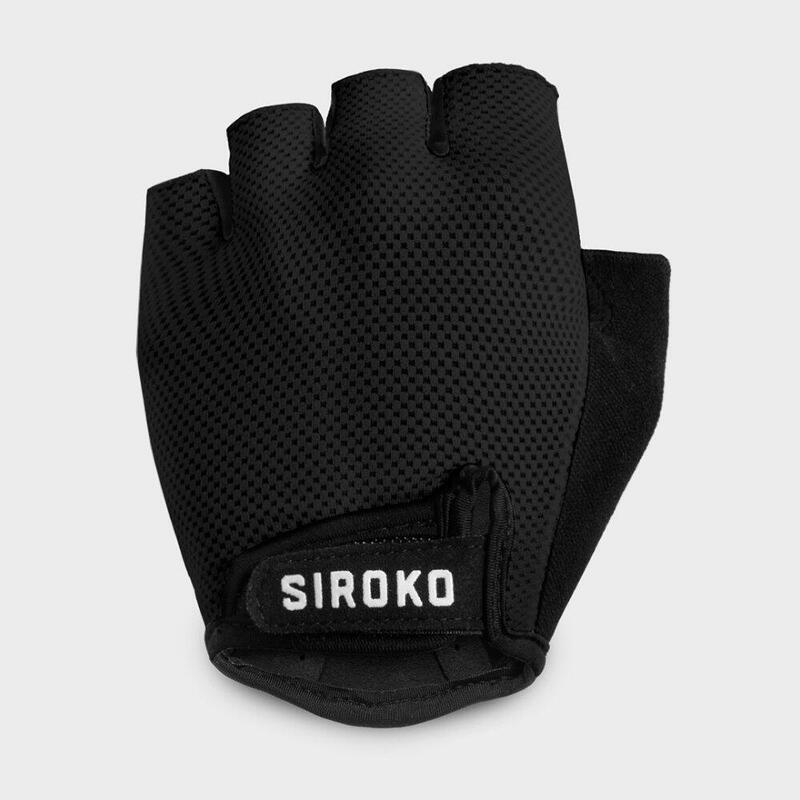 Cyklistické rukavice Aero Black Černá