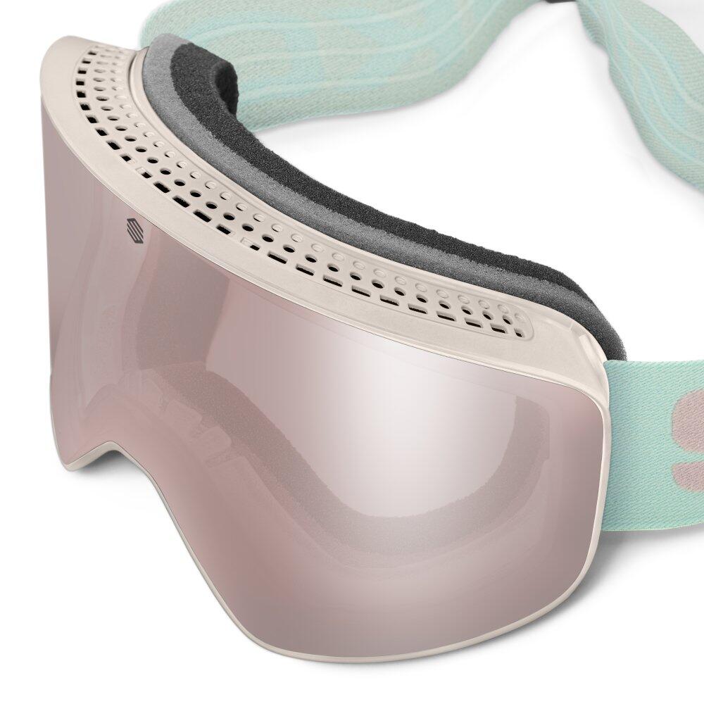 Maschera da sci Sport invernali Uomo e donna GX Webber Beige 4/7