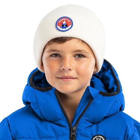 Bonnet hiver enfant Sports d'hiver Enfants Yeti Blanc