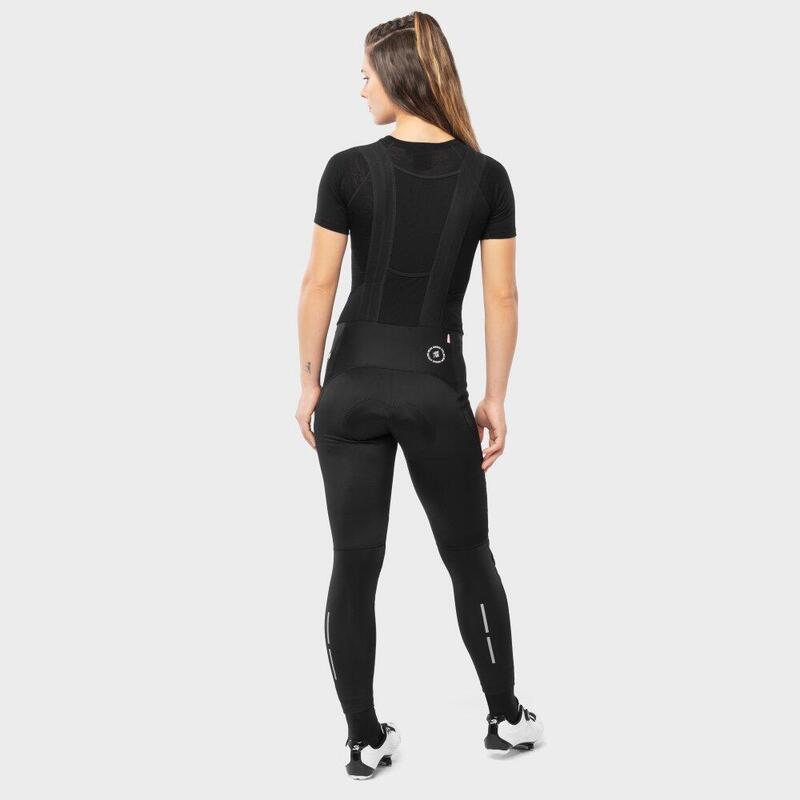 Culote largo ciclismo mujer BX Trento Negro