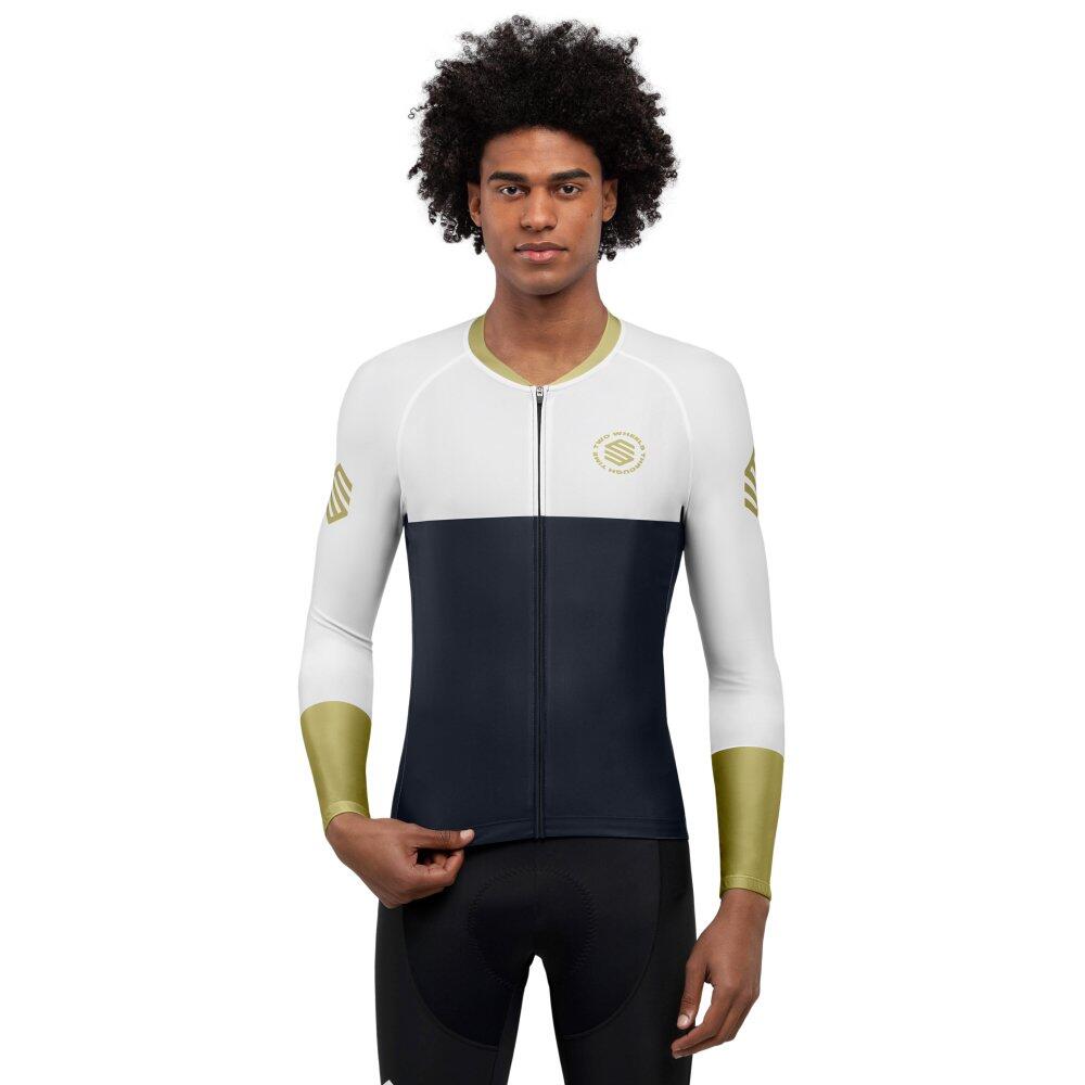 SIROKO Men Cycling 's long sleeve jersey M2 Bavaria Navy Blue