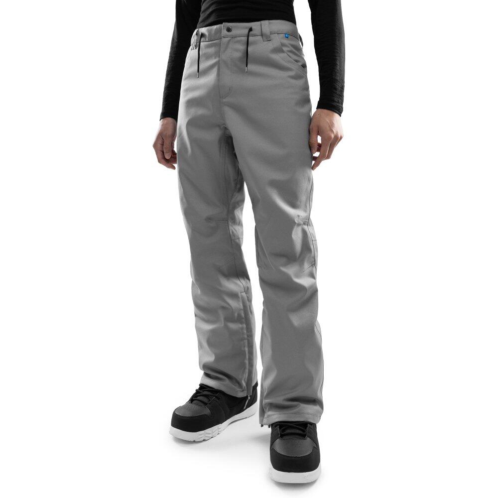 SIROKO Pantalón de nieve hardshell hombre esquí y nieve P2 Portes Gris