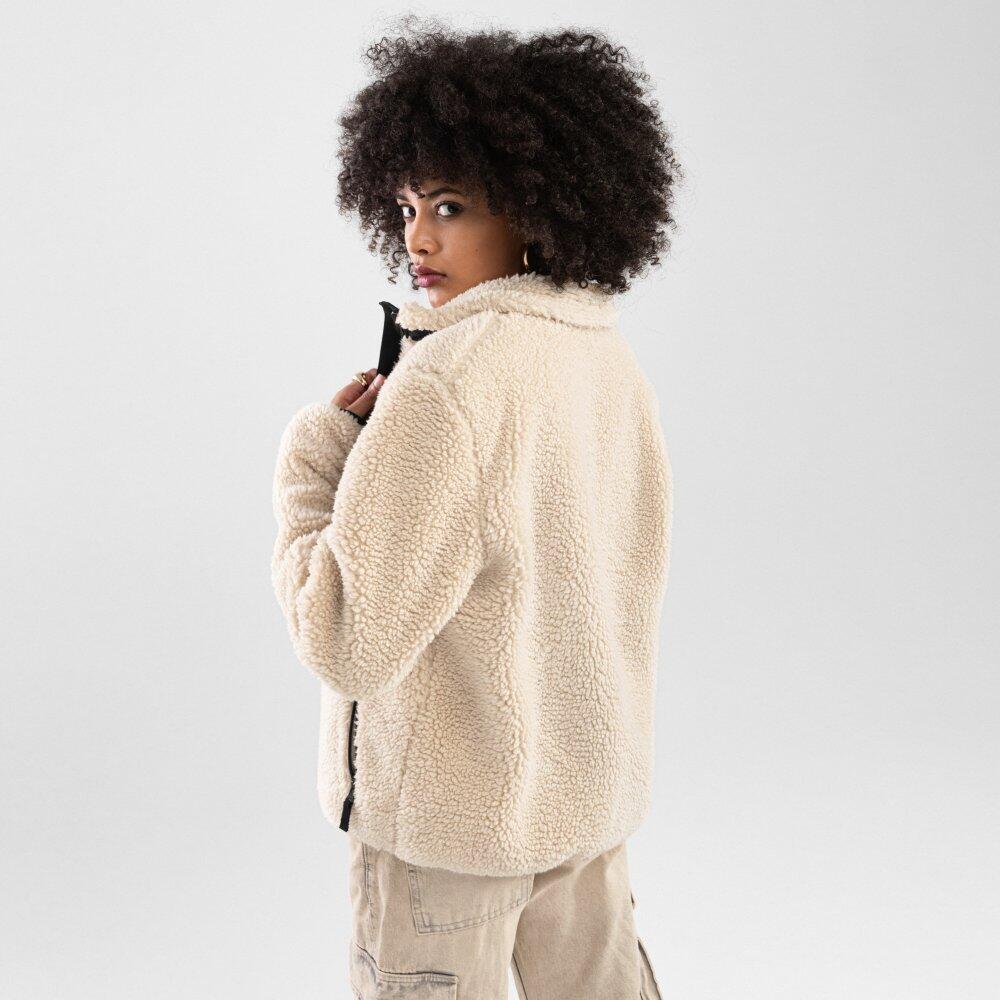 Veste sherpa femme Lifestyle Levi-W Beige 2/7