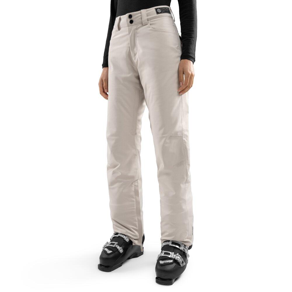 Siroko - Pantalons Snowboard Premium Femme Sports D'Hiver Srx Nival Beige - Pantalons - Beige - Decathlon