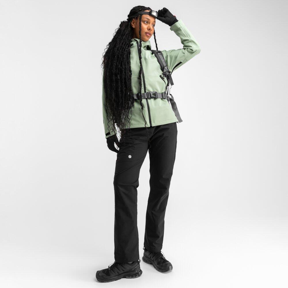 Damen Wandern wanderhose Grinnell Schwarz 3/7