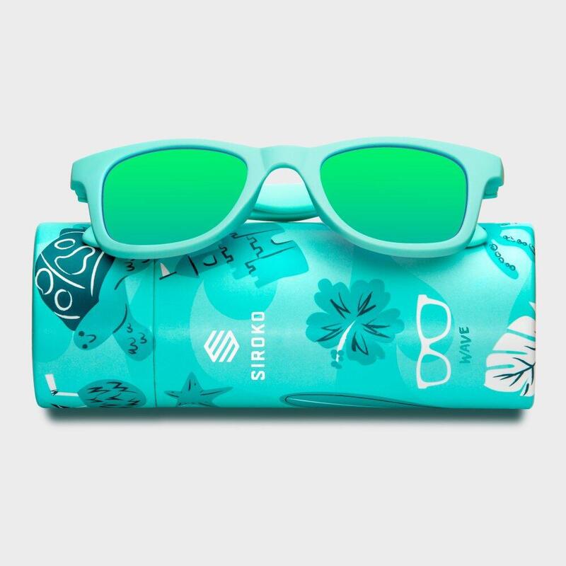 Ochelari de soare pentru copii Wave Cyan