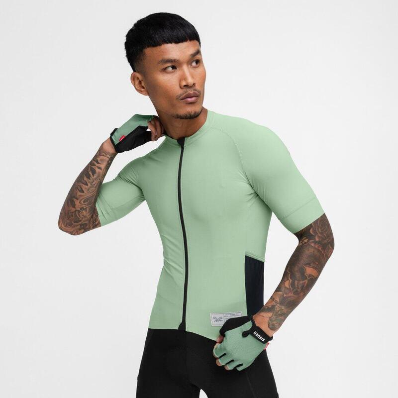 Pánský cyklistický dres gravel GM2 Wilder Zelená