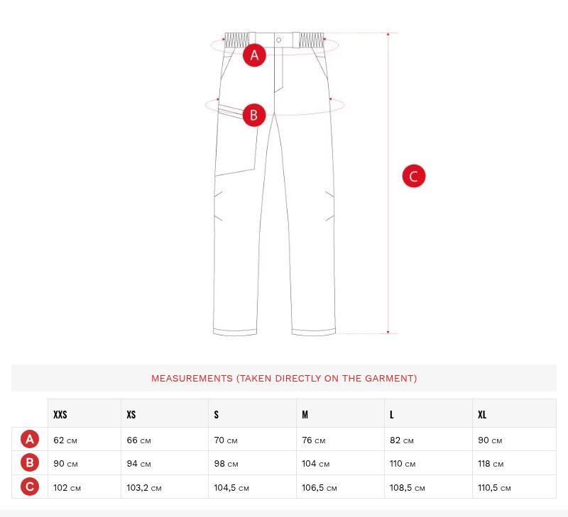 Damen Wandern wanderhose Grinnell Schwarz 7/7