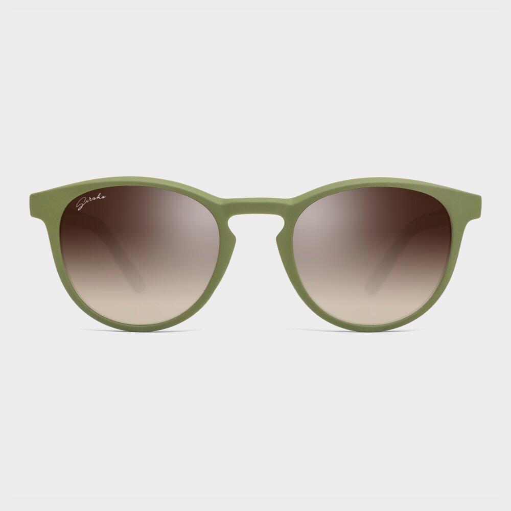 Gafas moda redondas lifestyle Hombre y Mujer Waimea Verde Oliva 3/7
