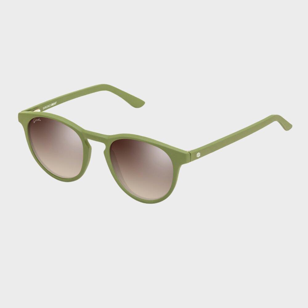 Gafas moda redondas lifestyle Hombre y Mujer Waimea Verde Oliva 2/7