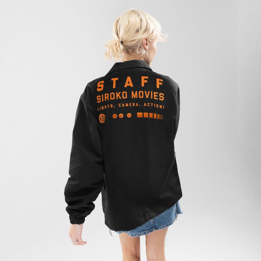 Damen Lifestyle coach-jacke für Siroko Movies-W Schwarz 2/7