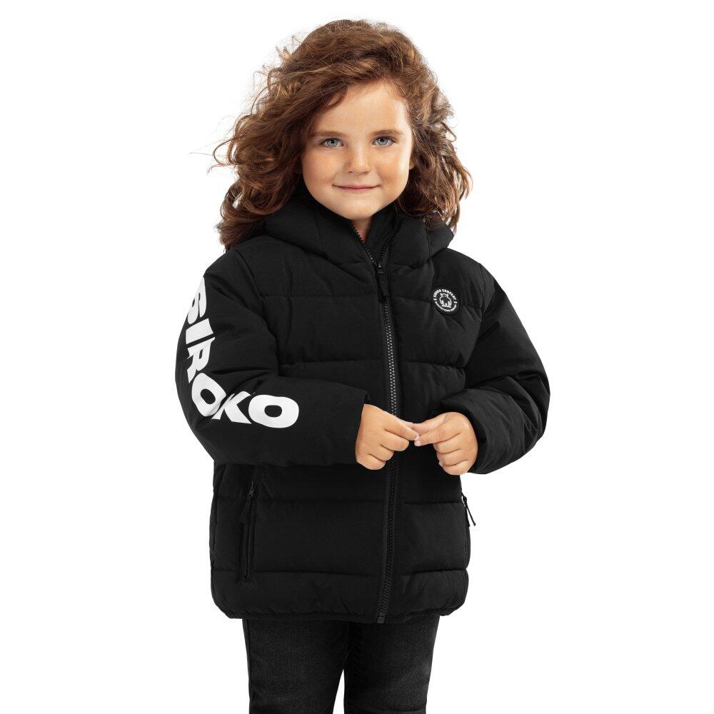 Kinderen Lifestyle Waterbestendig puffer jack meisjes Trend-G Zwart 1/7