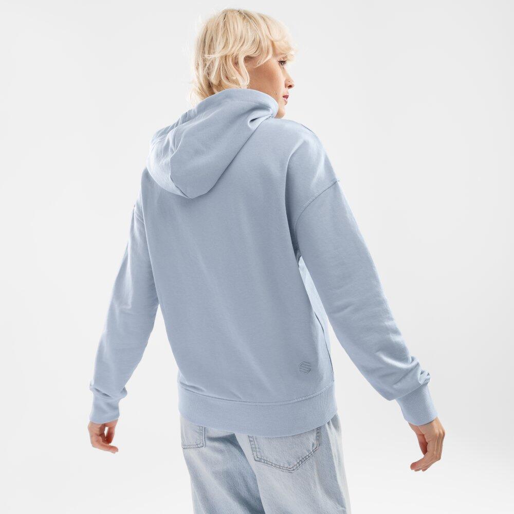 Sweat à capuche femme Lifestyle Splash-W Bleu électrique 2/7