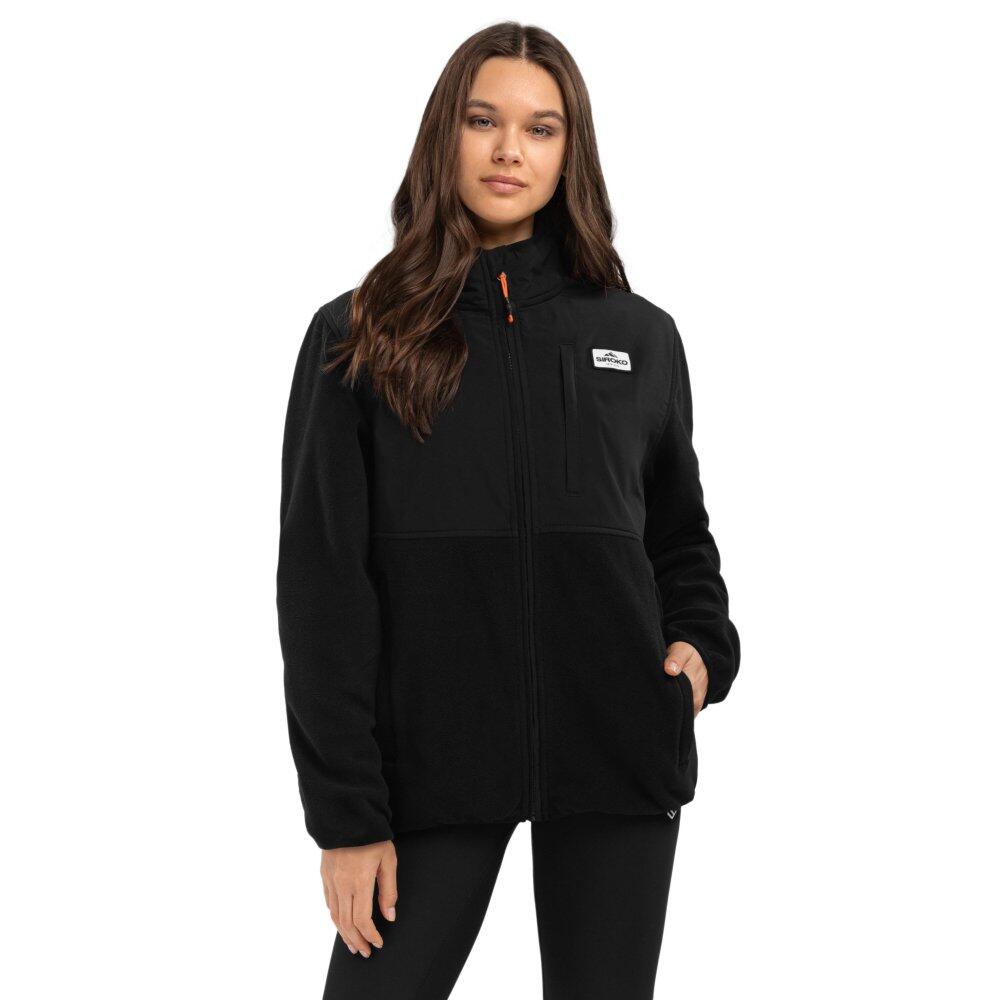 SIROKO Casaco polar Ripstop para mulher Desportos de inverno Vevey-W Preto