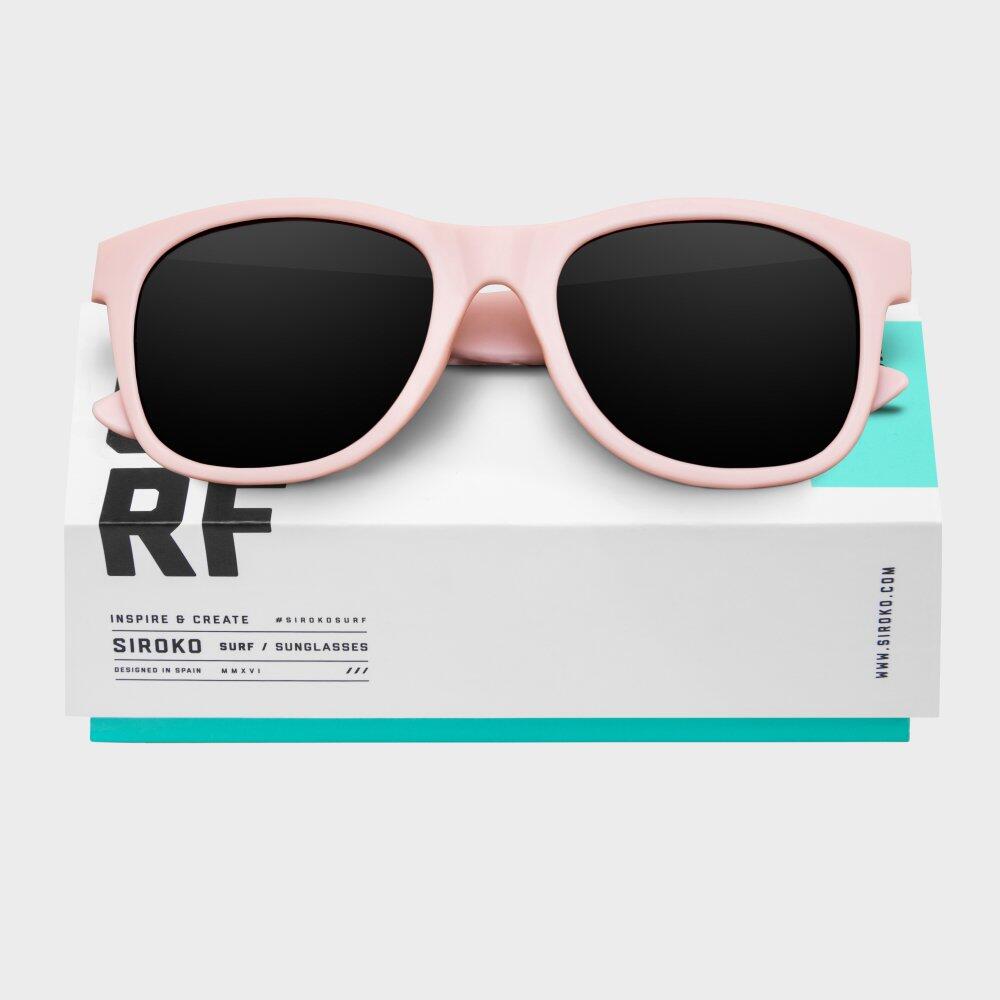 Siroko - Lunettes De Soleil Originals Lifestyle Homme Et Femme Portovenere Rose Bonbon - Lunettes De Soleil - Noir|rose - Taille Unique - Decathlon
