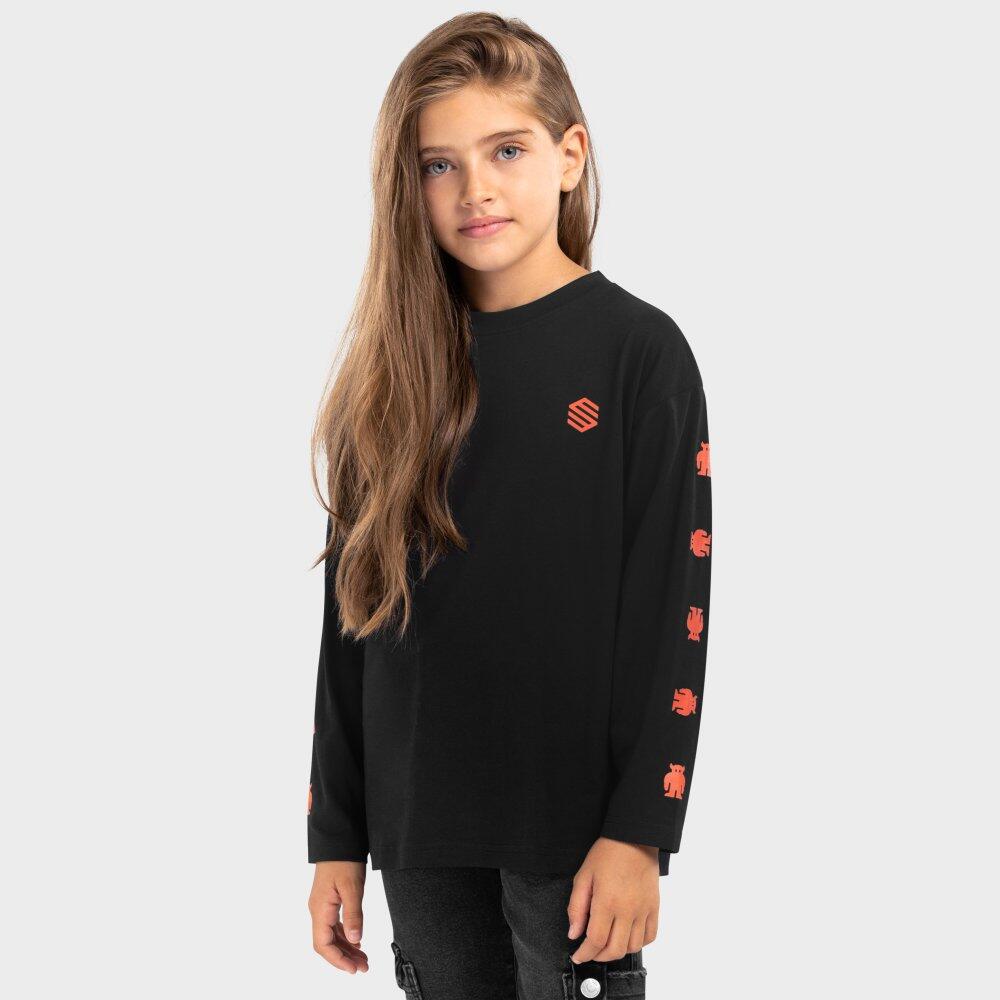 T-shirt coton manches longues fille 2/7