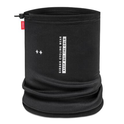Herren und Damen Radsport Thermo-Fahrrad-Halswärmer Ultra Polar Schwarz