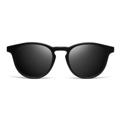 Heren en dames lifestyle ronde fashion zonnebril mundaka zwart
