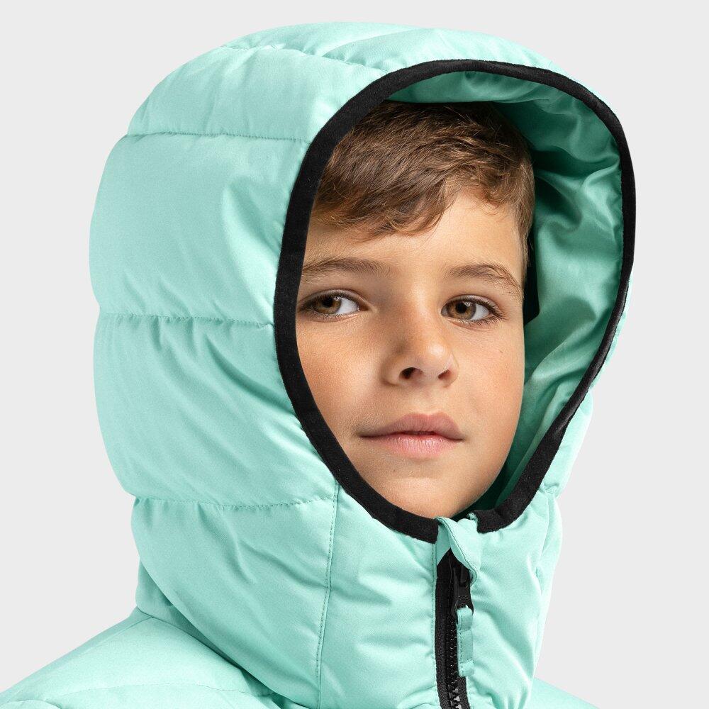 Doudoune imperméable POV garçon verte, 3M™ Thinsulate™, pliable 4/7