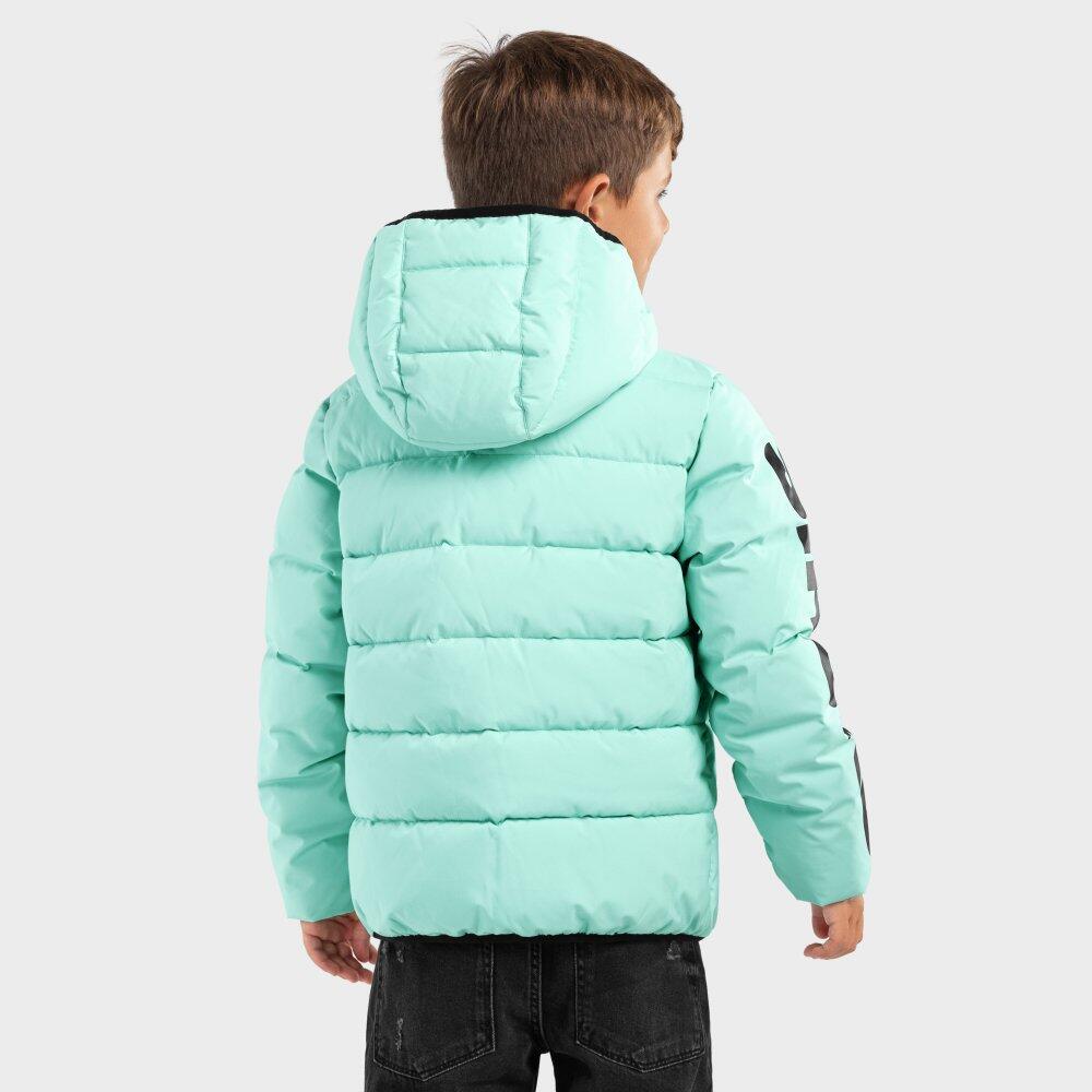 Doudoune imperméable POV garçon verte, 3M™ Thinsulate™, pliable 3/7