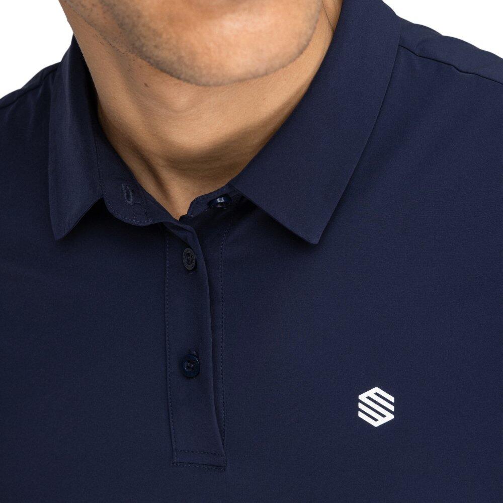 Herren Golf funktions-poloshirt Birkdale Navy Marineblau 4/8