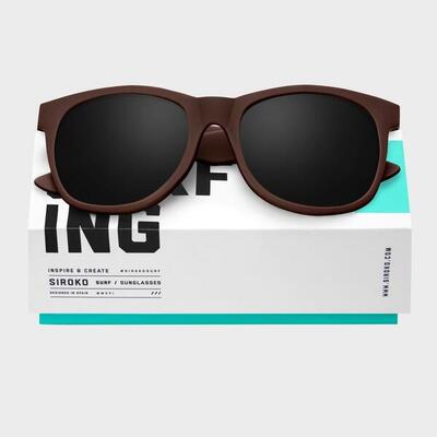Heren en dames lifestyle originals zonnebril le dôme bruin