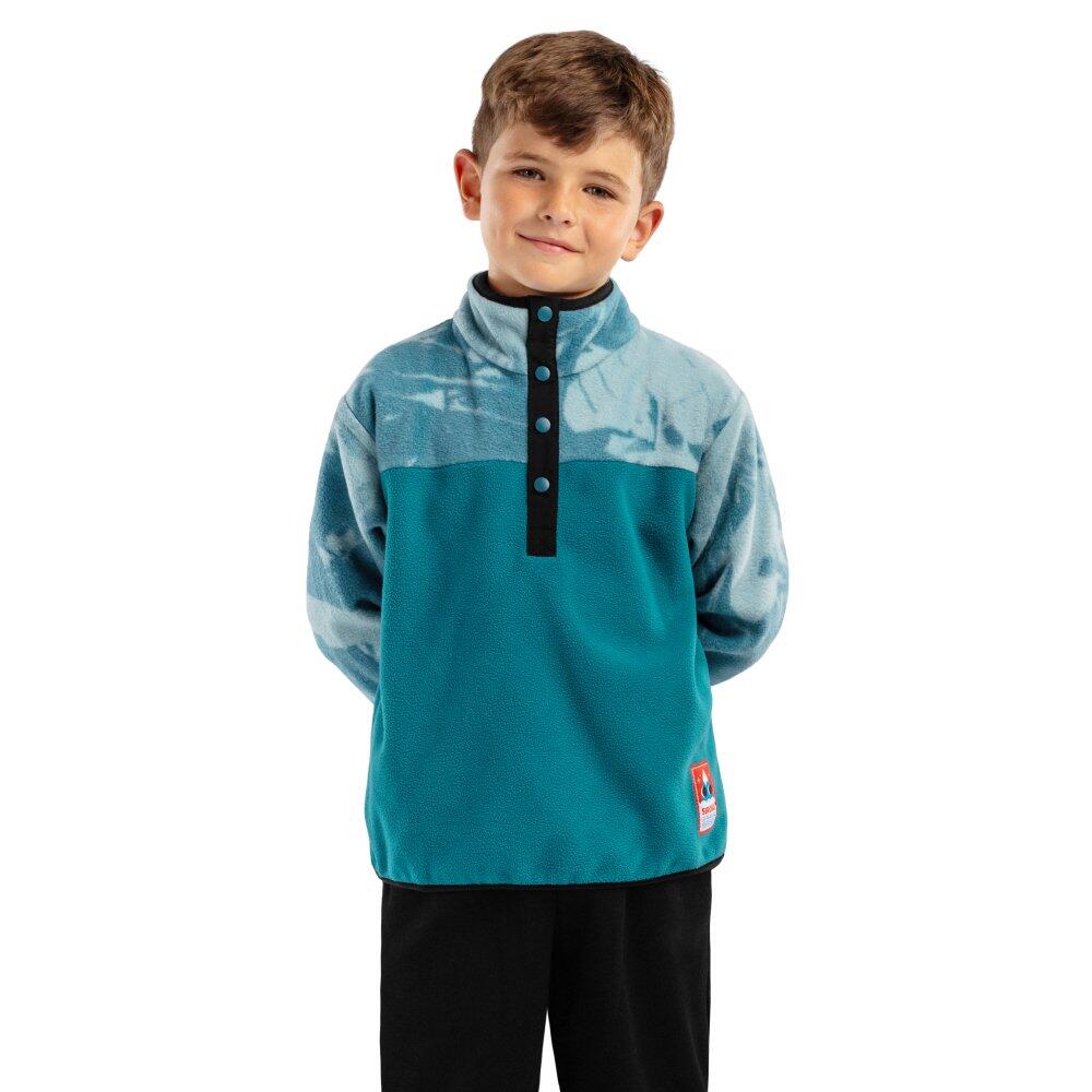 SIROKO Felpa in pile spessa per bambini Sport invernali Bambini e bambine Jumbo Verde