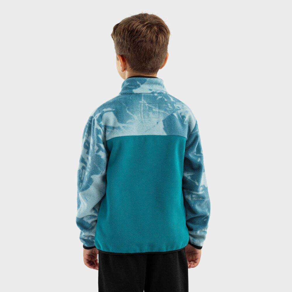 Kinder Wintersport Dicker Fleecepullover für Jungen Jumbo Grün 3/7