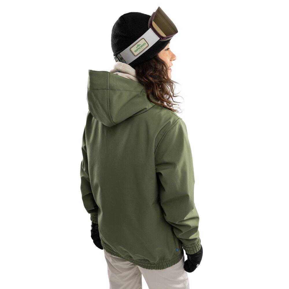 Giacca da snowboard da donna Sport invernali W3-W Robson Verde 2/7