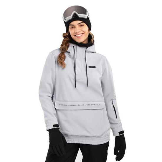Damen Wintersport snowboardjacke für W3-W Lhotse Grau