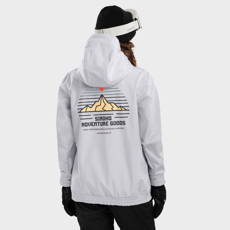 Jacheta de snowboard pentru femei W3-W Lhotse Gri