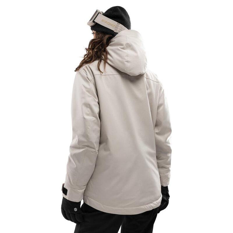 Jachetă de snowboard pentru femei W6-W Eriz Bej