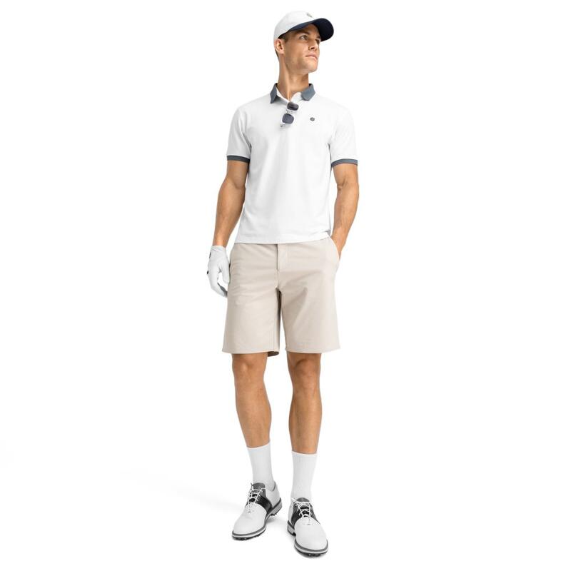 Tricou polo din piqué pentru bărbați Pinehurst White Alb