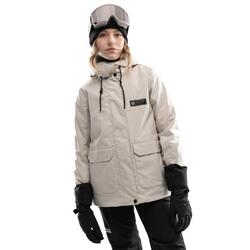 Veste snowboard premium femme Sports d'hiver SRX Saslong Beige